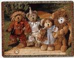 Boyds Bear Wonderful Wizard of Oz Tapestry Throw